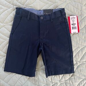 Chaps Navy Flat Front Boys Shorts size 5T
